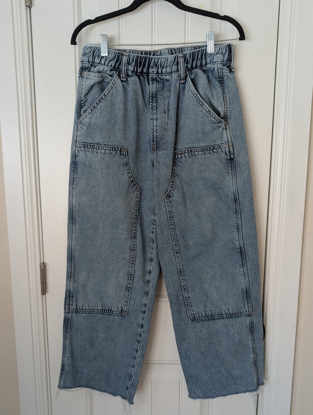 Gap Light Wash Pull On Blue Denim Carpenter Jeans XS